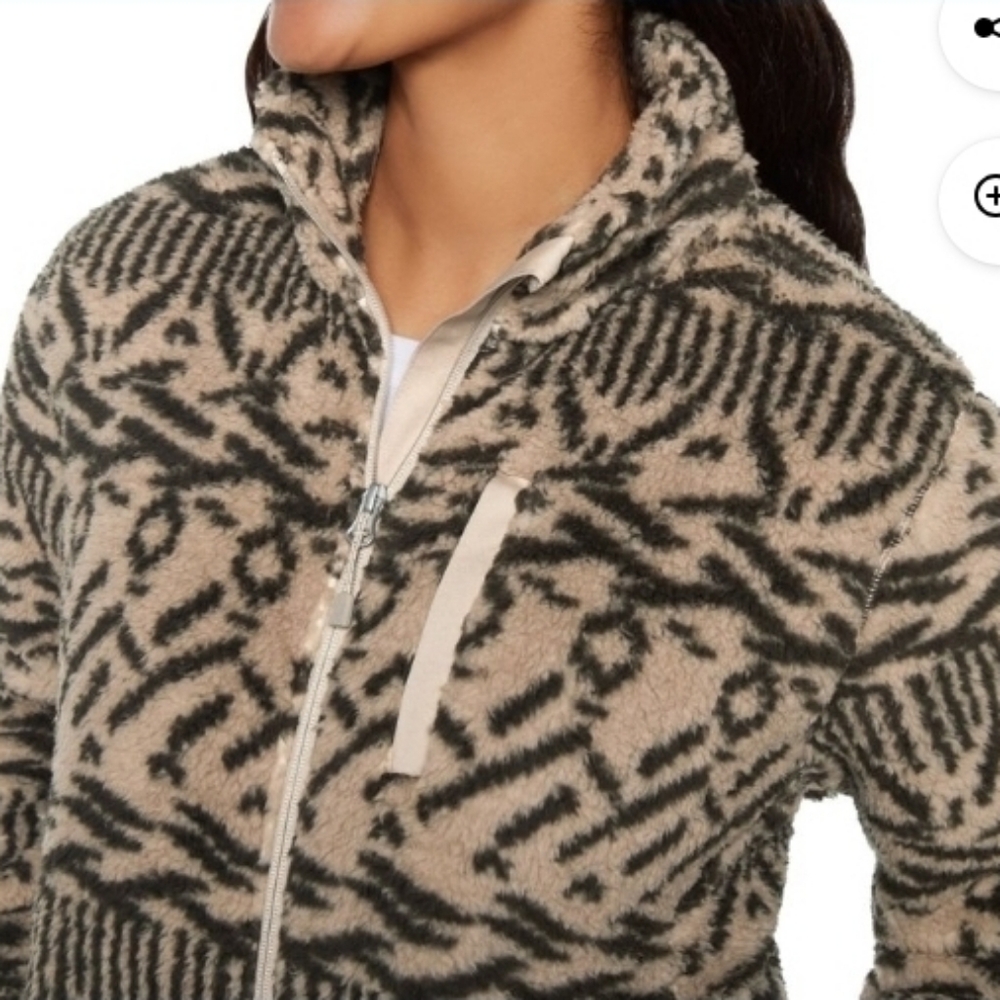 Eddie Bauer Jacket Womens Dark Gray Fleece Full Zip Outerwear Long Sleeve - Picture 5 of 8